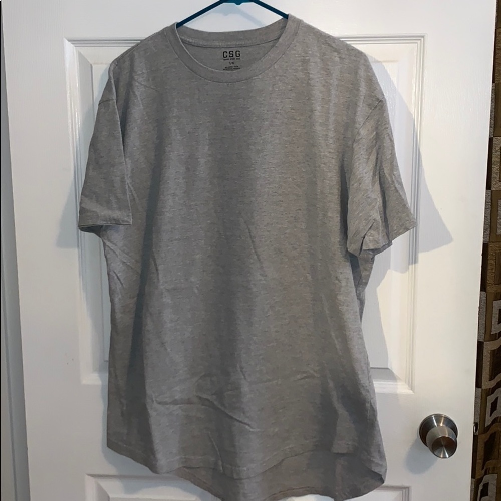 Gray long tee